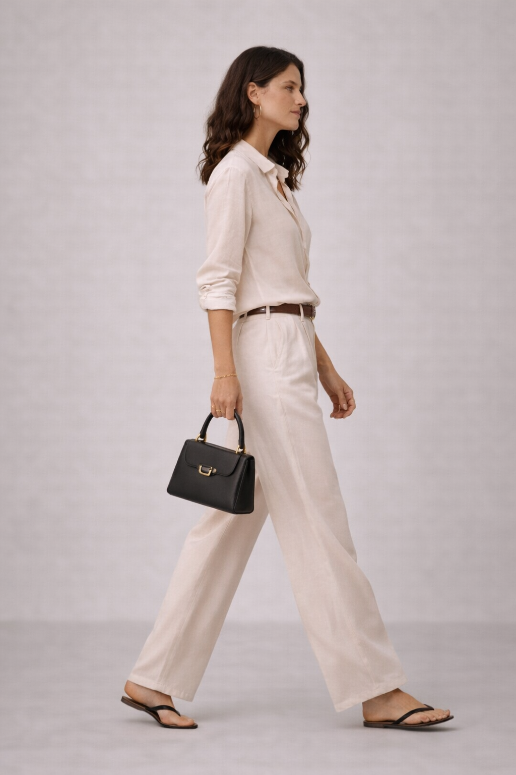 Aria Linen Tailored Set - 2