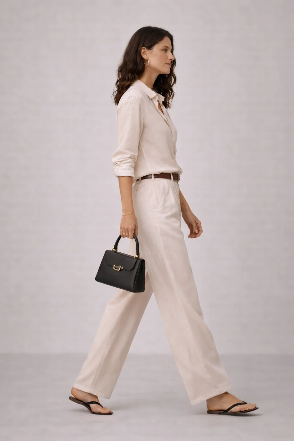 Aria Linen Tailored Set - 2