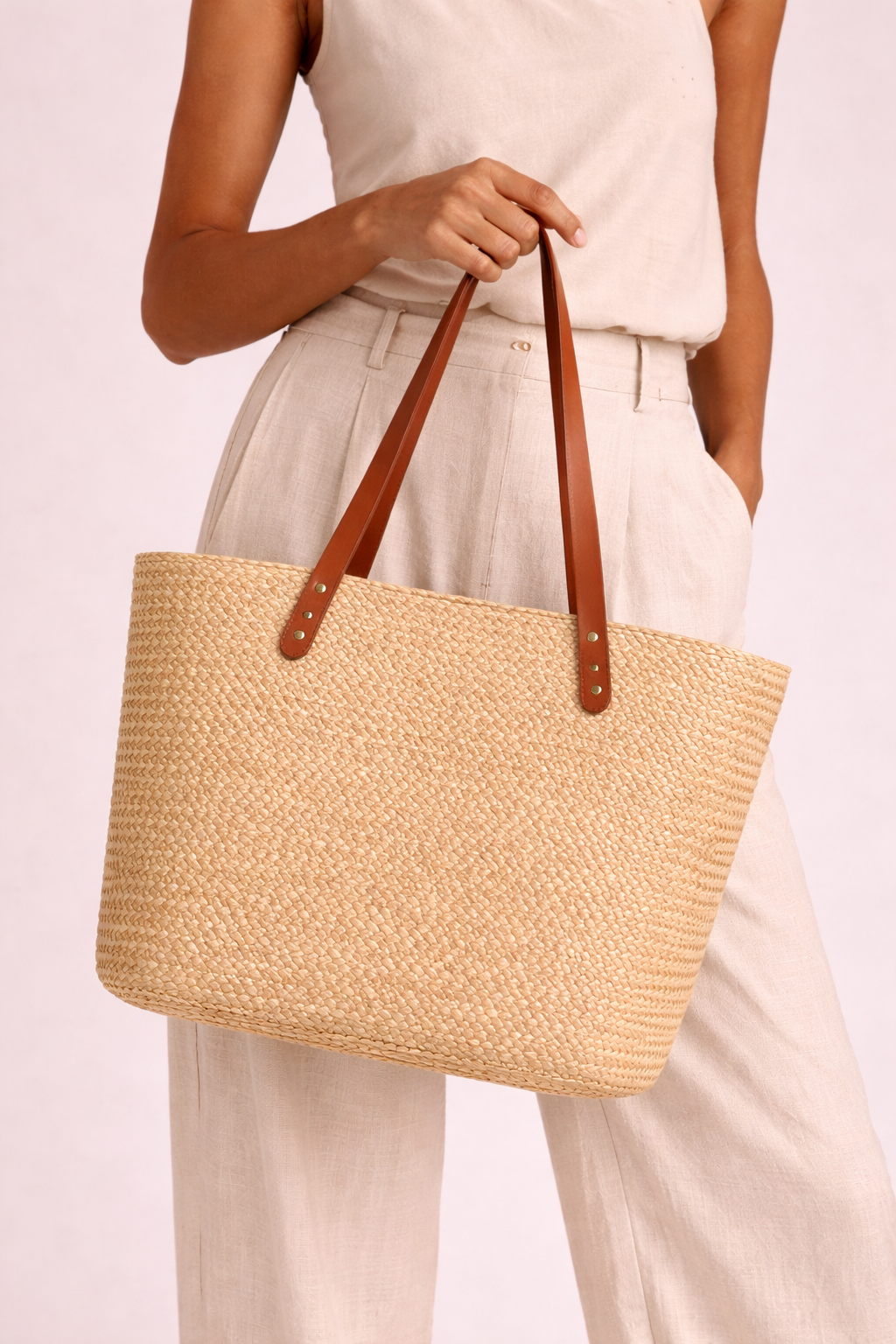 Rio Raffia Market Tote