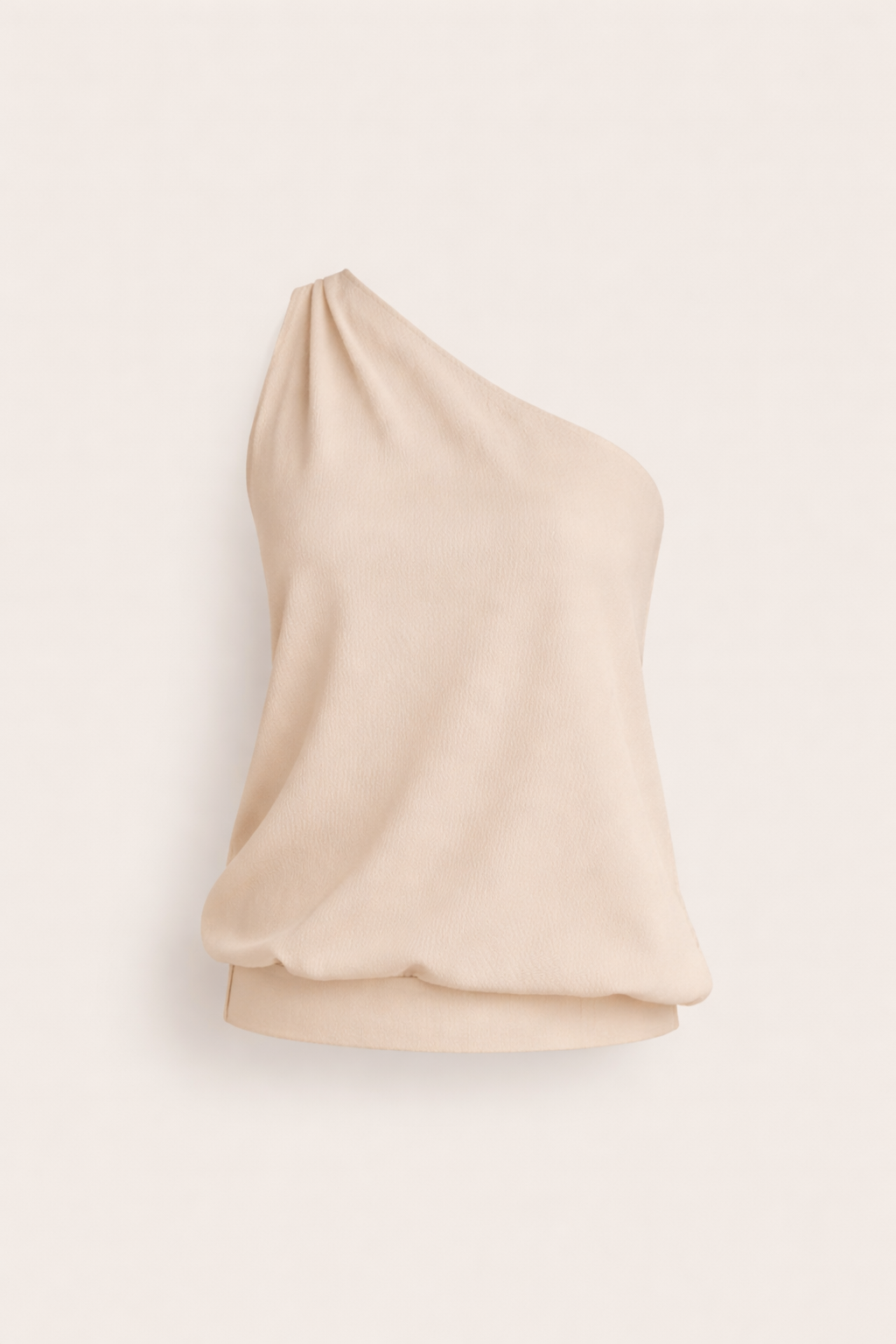 Blush One-Shoulder Tailored Set - 4