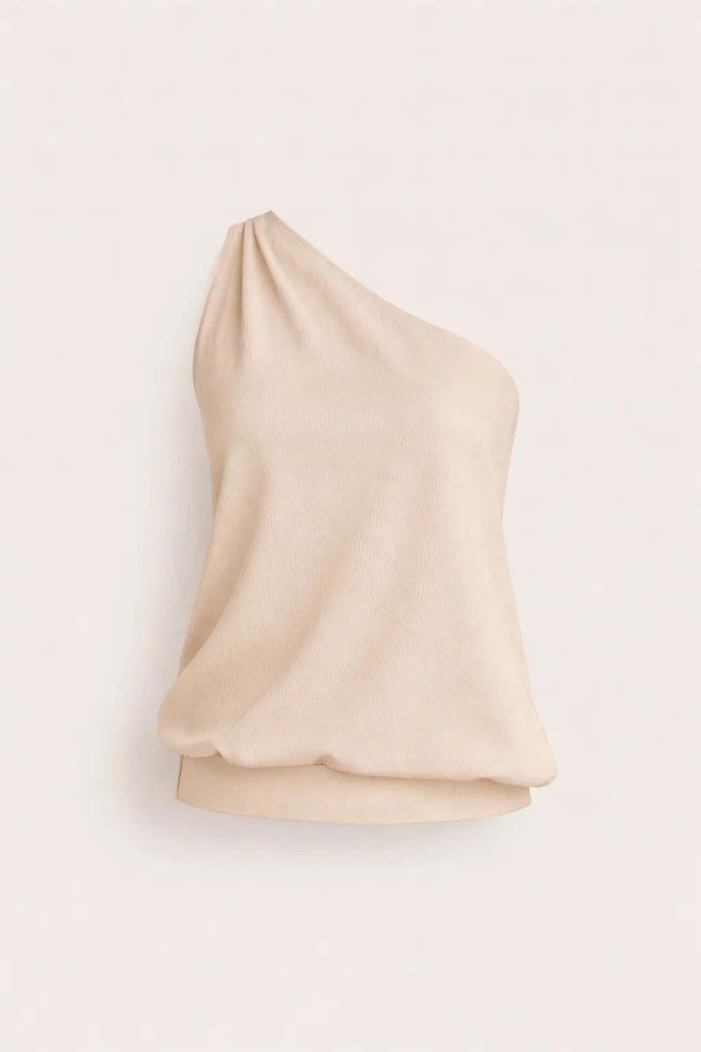 Blush One-Shoulder Tailored Set - 4