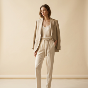Beige linen jacket